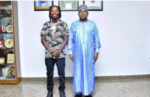 Naira Marley and NDLEA Boss