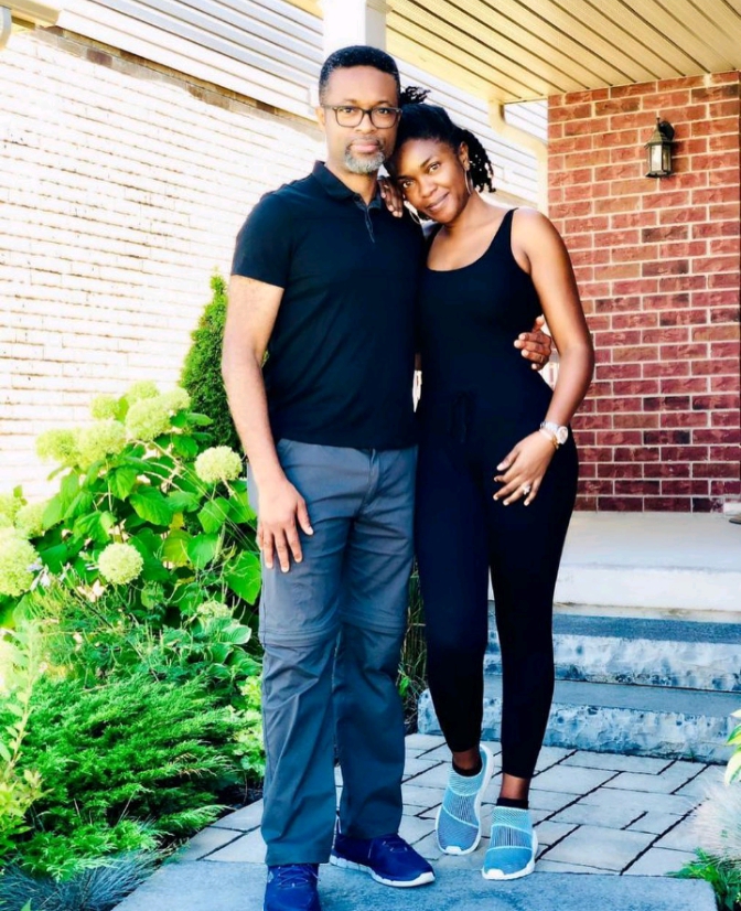 Omoni Oboli and her husband, Nnamdi Oboli